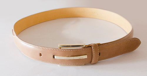 CORDOVAN BELT(ナチュラル)の全体像