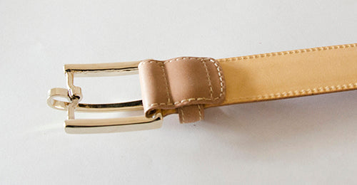 CORDOVAN BELT(ナチュラル)のバックル(裏)