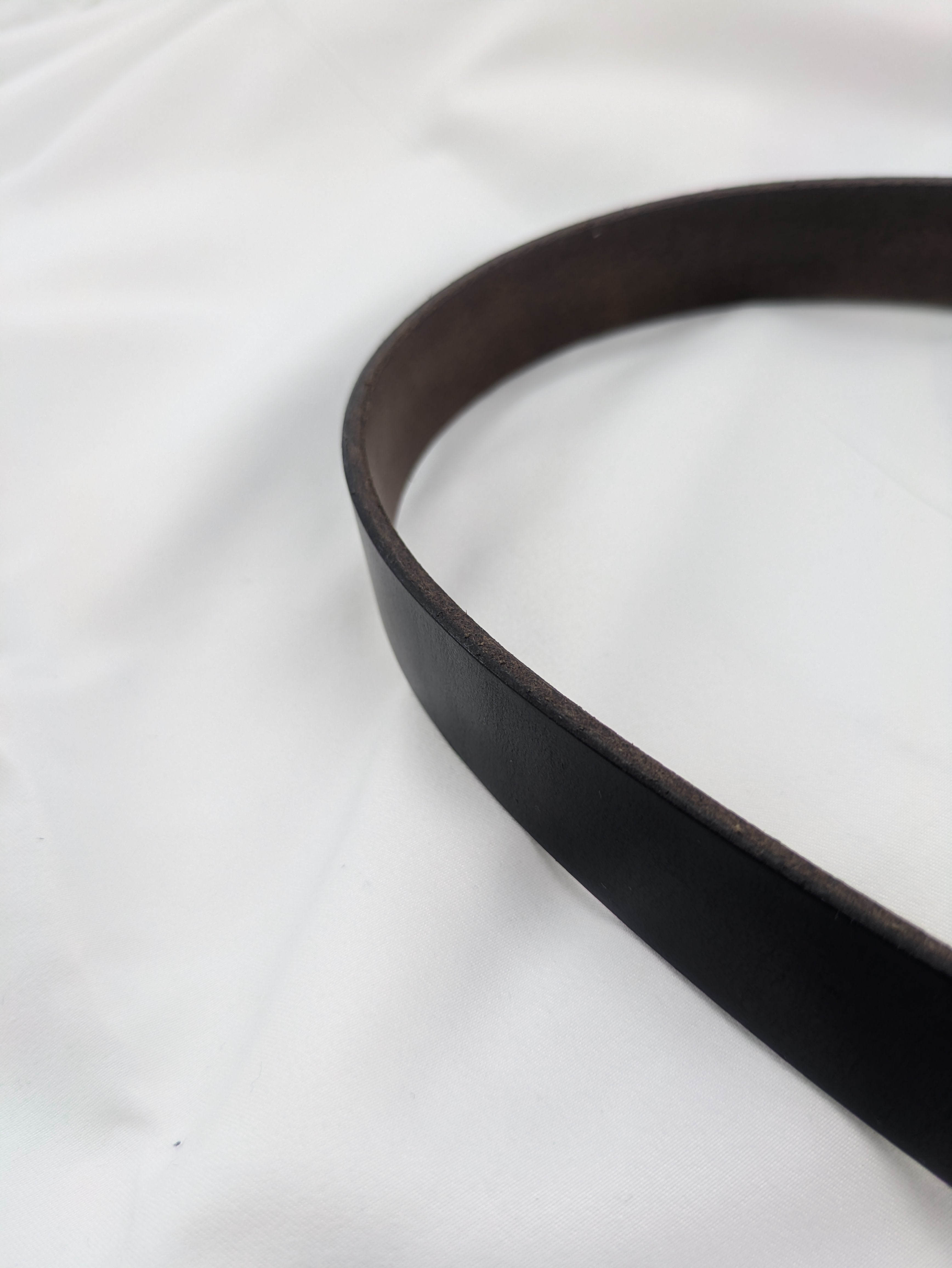 HORWEEN CHROMEXCEL LEATHER BELT WITH "MASAGONIA"