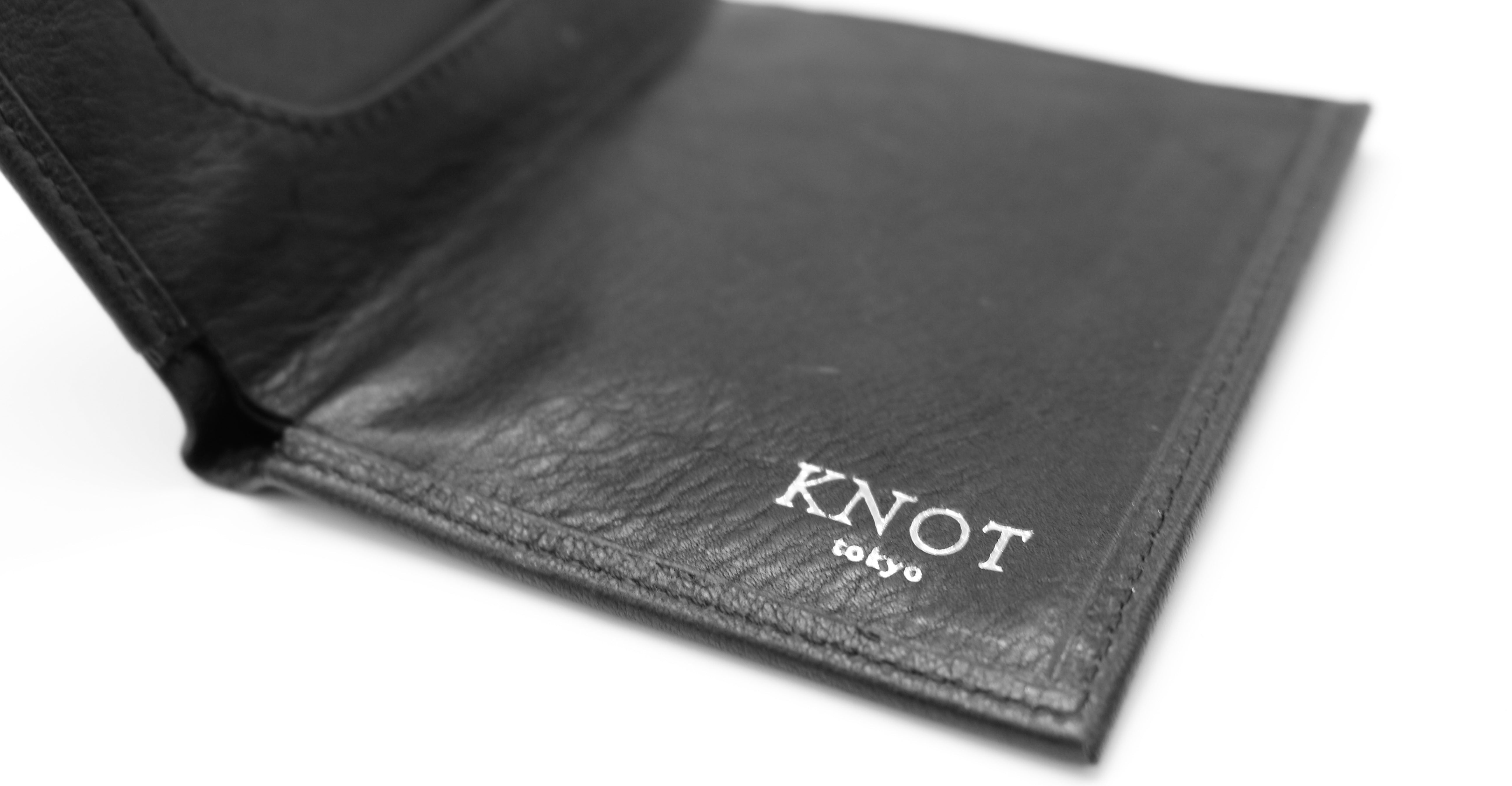 FRENCH CALF COMPACT WALLET(ブラック)の内側