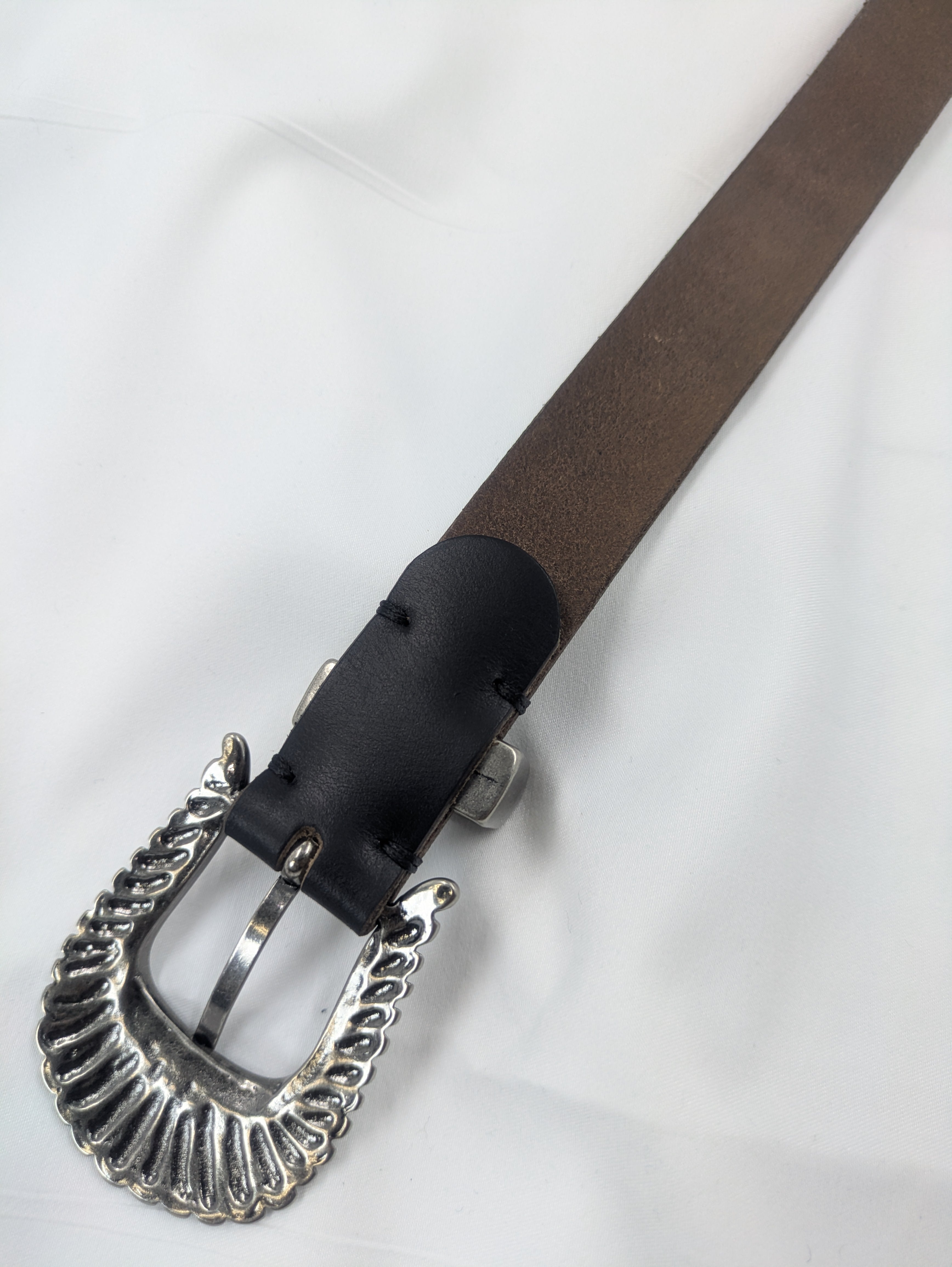 HORWEEN　CHROMEXCEL　LEATHER　BELT　WITH "MASAGONIA"
