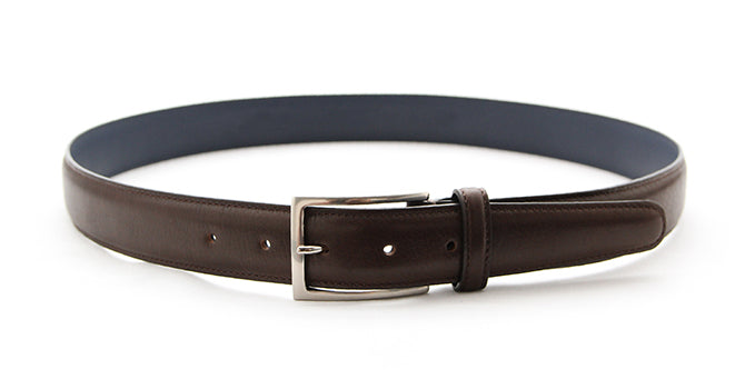 attire FRENCH CALF BELT（ダークブラウン）の全体像